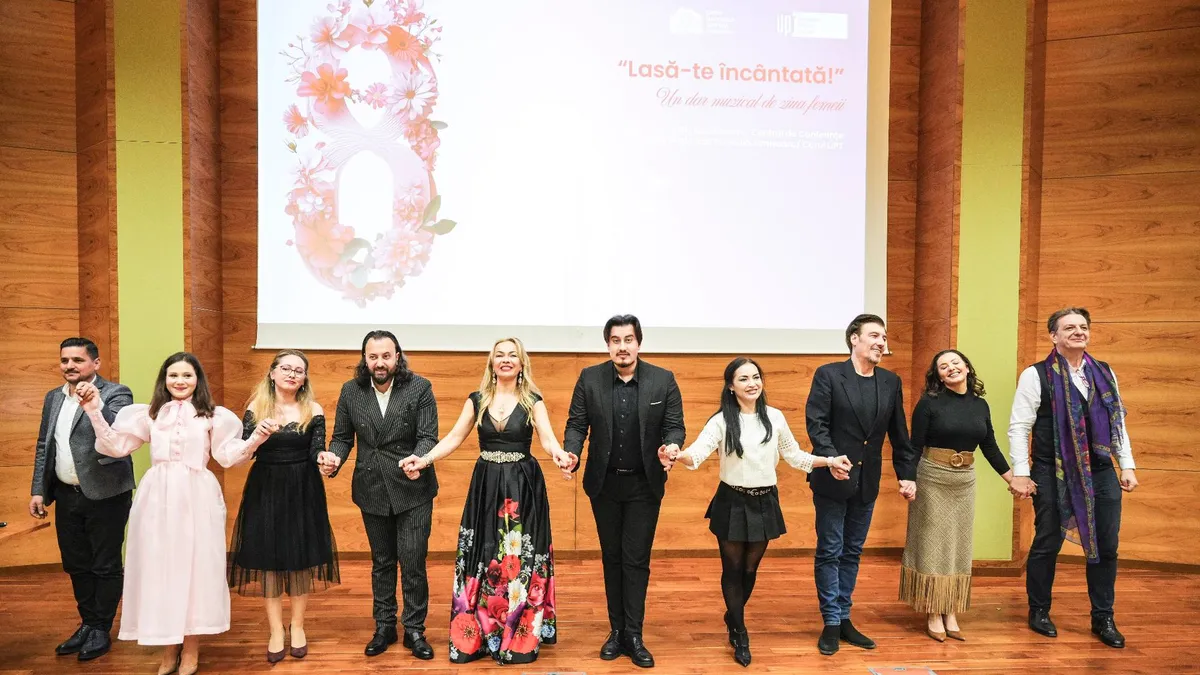 Femeile, sărbătorite la Universitatea Politehnica Timișoara printr-un recital dedicat Zilei Internaționale a Femeii