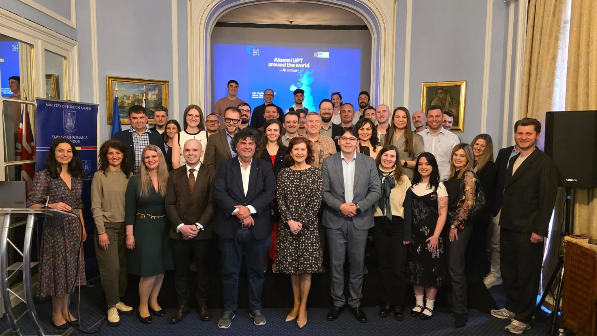 Alumni UPT din Regatul Unit, reuniți la Londra într-un eveniment dedicat comunității globale